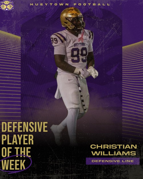 Week #6 - Defensive Player of the Week