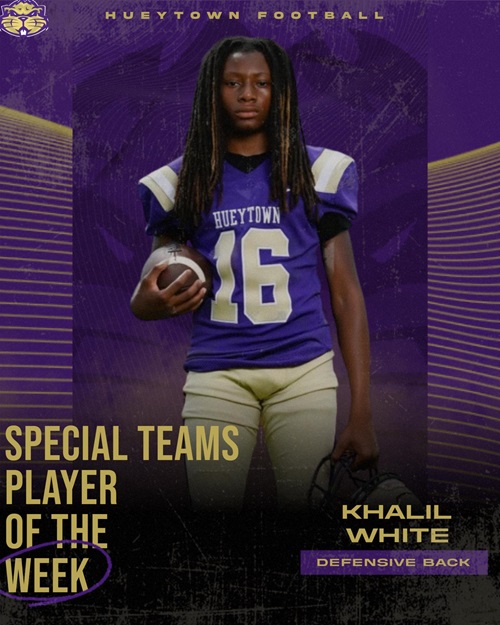 Week #7 - Special Teams Player of the Week