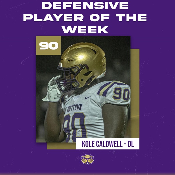 Week #8 - Defensive Player of the Week